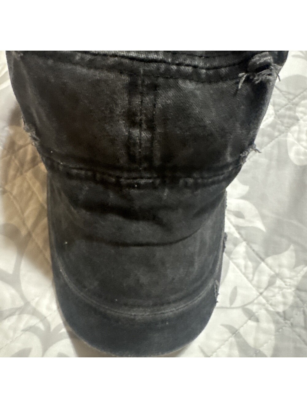 Distressed Grey Hat - Picture 2 of 9